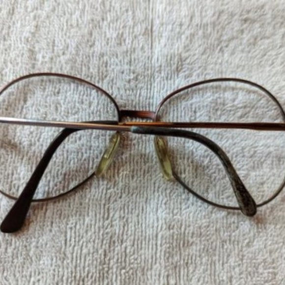 20% OFF - Vintage Aviator-Style Wire Eyeglass Frames c 1980s - Picture 4 of 8